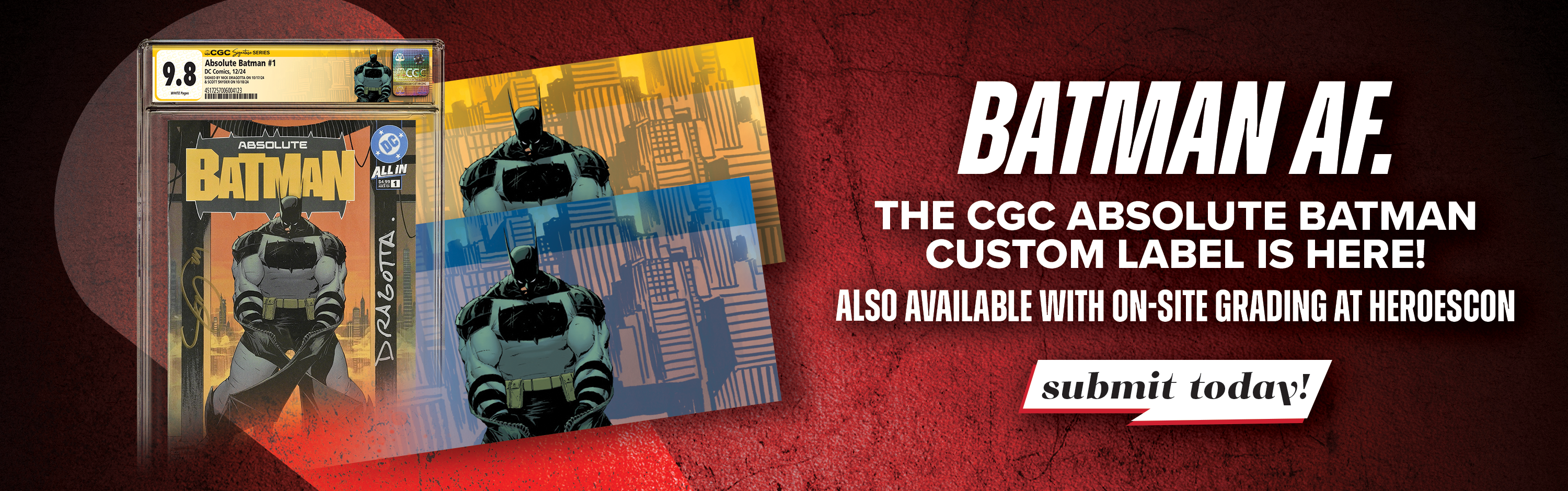 New CGC Absolute Batman Custom Label Incoming!