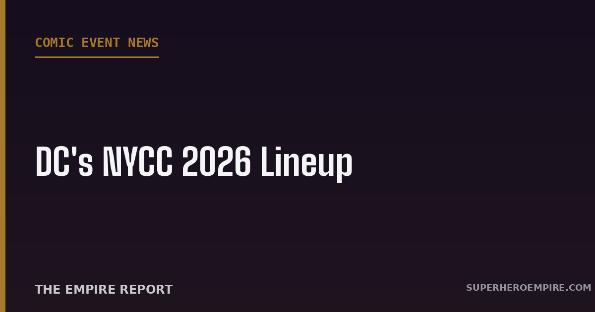 DC NYCC 2026 lineup graphic