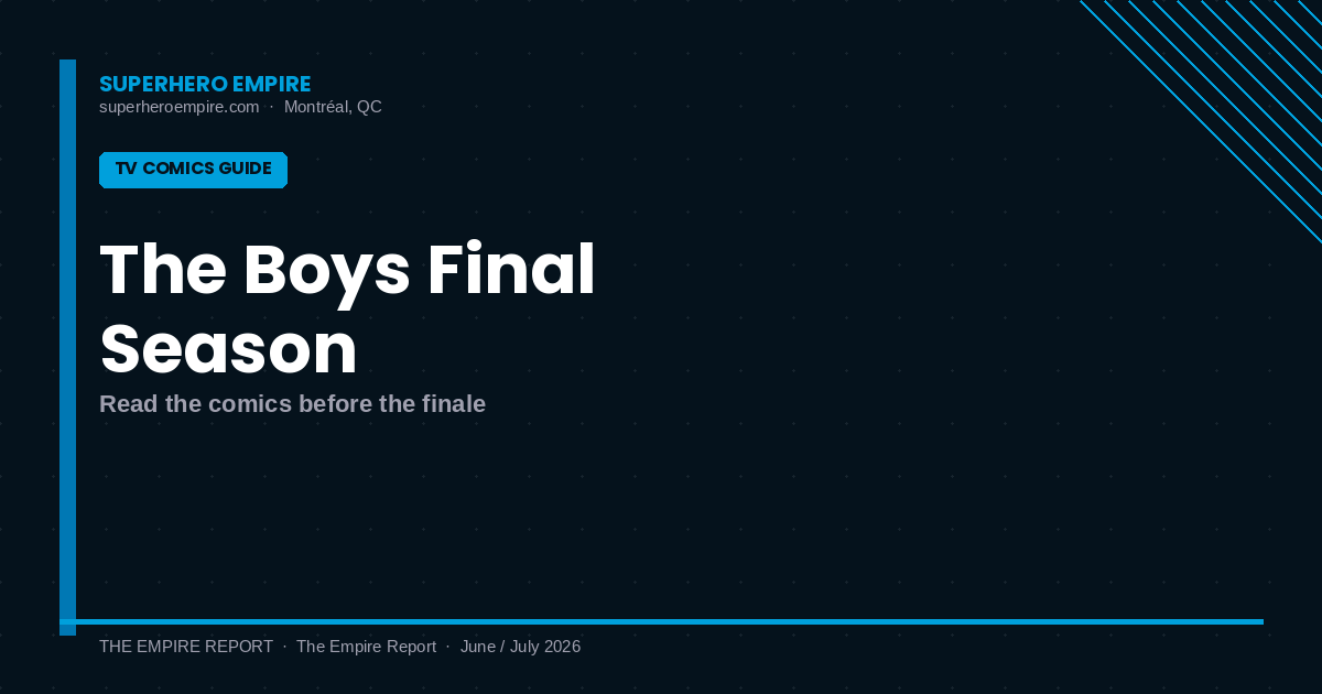 The Boys Final Season — Read the Comics Before the Finale