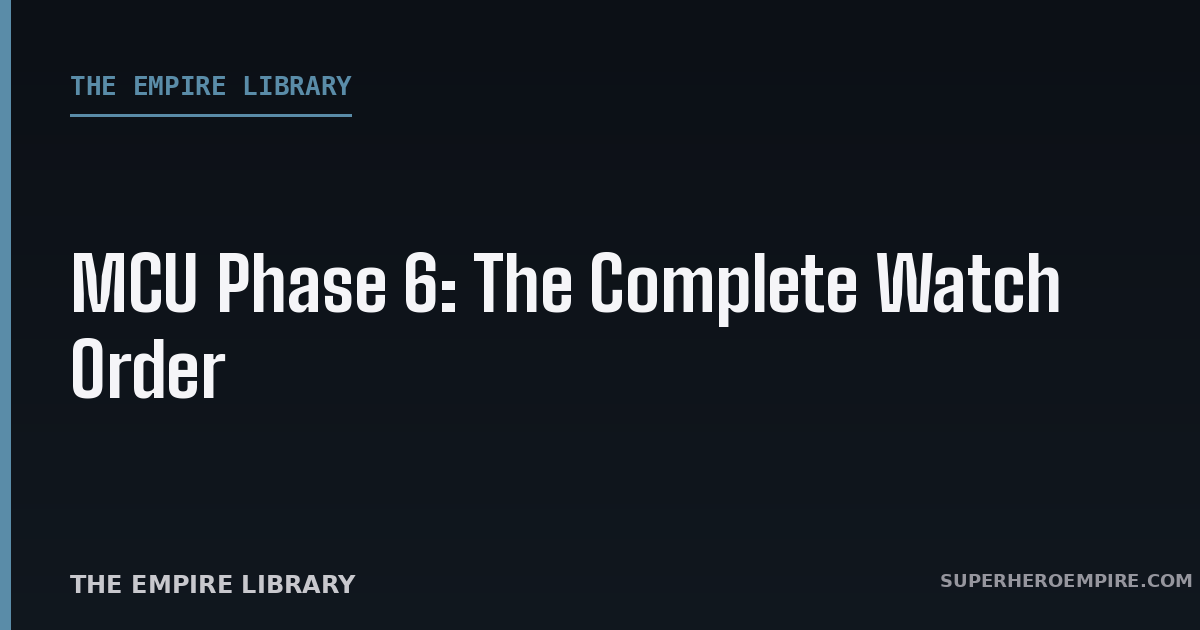 MCU Phase 6 watch order graphic