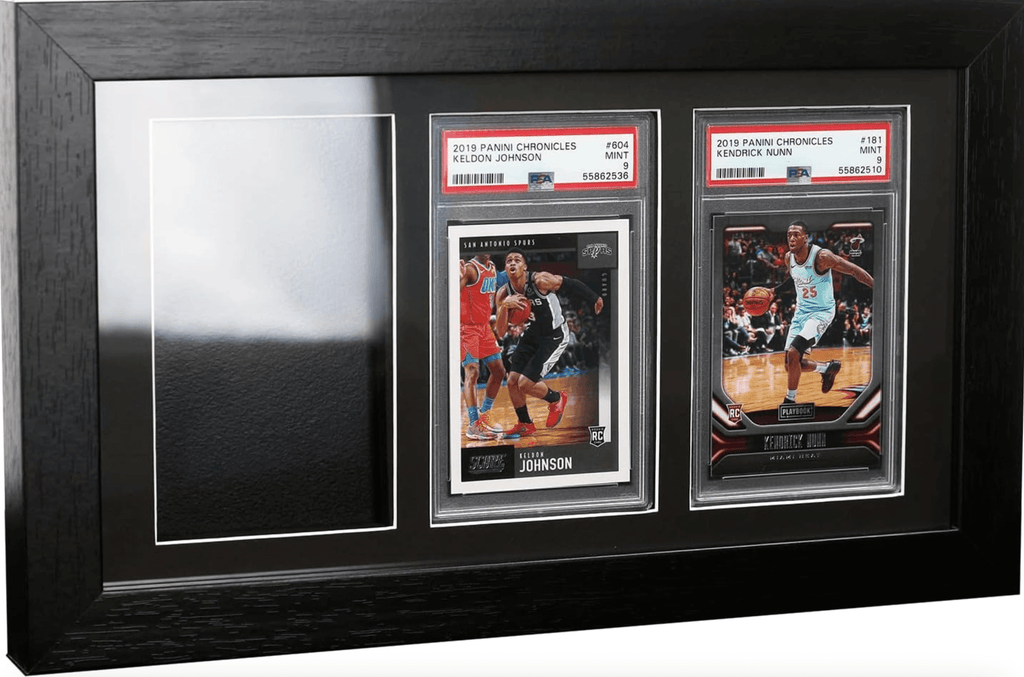 PSA Graded Wooden Frame Display with UV Glass card fit very tight ! LIQUIDATION