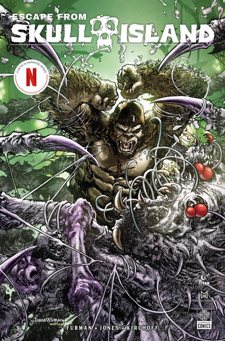 ESCAPE FROM SKULL ISLAND #3 CVR A HARVEY TOLIBAO