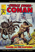 SAVAGE SWORD OF CONAN THE ORIGINAL COMICS OMNIBUS HC VOL 02 DIRECT MARKET EDITION EARL NOREM TOWER OF THE ELEPHANT CVR (MR)