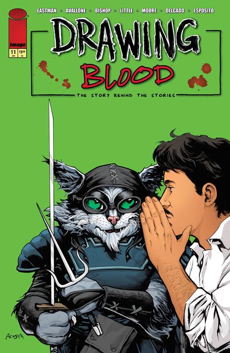 DRAWING BLOOD #11 (OF 12) CVR C DAVE ACOSTA VAR