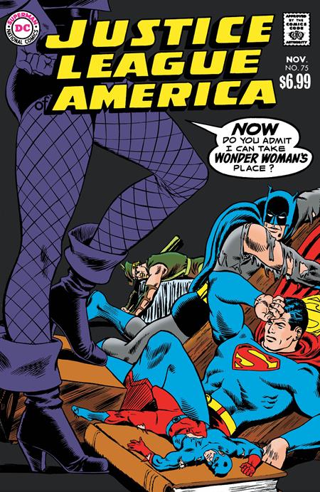 JUSTICE LEAGUE OF AMERICA #75 FACSIMILE EDITION CVR C CARMINE INFANTINO FOIL VAR