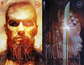 DF WALKING DEAD #175 & 176 BILL SIENKIEWICZ VARIANT SET ULTRA LIMITED BLOOD RED SIGNATURE SERIES SIGNED BY STEFANO GAUDIANO (MR)