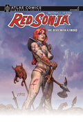 RED SONJA SHE DEVIL WITH A SWORD #1 CVR H JOSEPH MICHAEL LINSNER ATLAS EDITION SIGNED BY JOSEPH MICHAEL LINSNER VAR