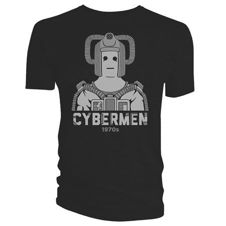 DOCTOR WHO CYBERMEN 1970 T-SHIRT S