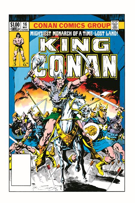 KING CONAN THE ORIGINAL COMICS OMNIBUS HC VOL 01 DIRECT MARKET EXCLUSIVE MARC SILVESTRI CVR (MR)