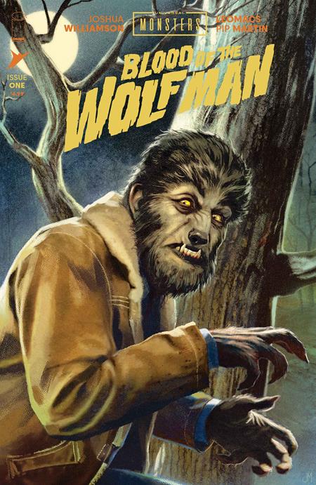 UNIVERSAL MONSTERS BLOOD OF THE WOLF MAN #1 (OF 4) CVR B JOSHUA MIDDLETON VAR