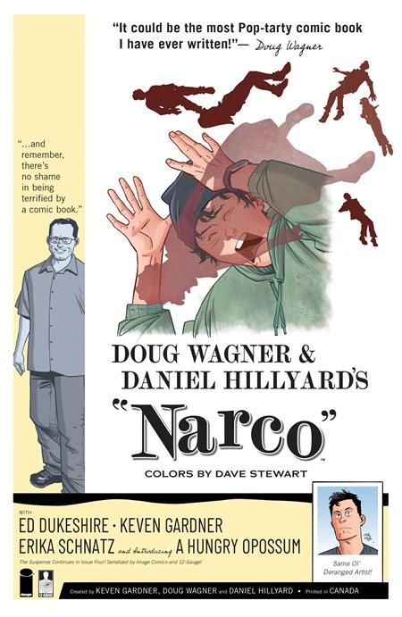 NARCO #4 (OF 5) CVR B DANIEL HILLYARD & DAVE STEWART HITCHCOCK HOMAGE VAR