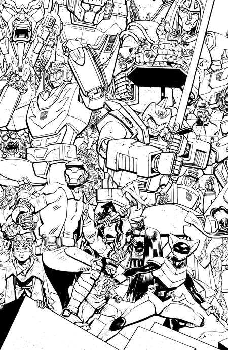 VOID RIVALS #31 CVR I TOM REILLY ENERGON UNIVERSE 3RD ANNIVERSARY B&W VAR