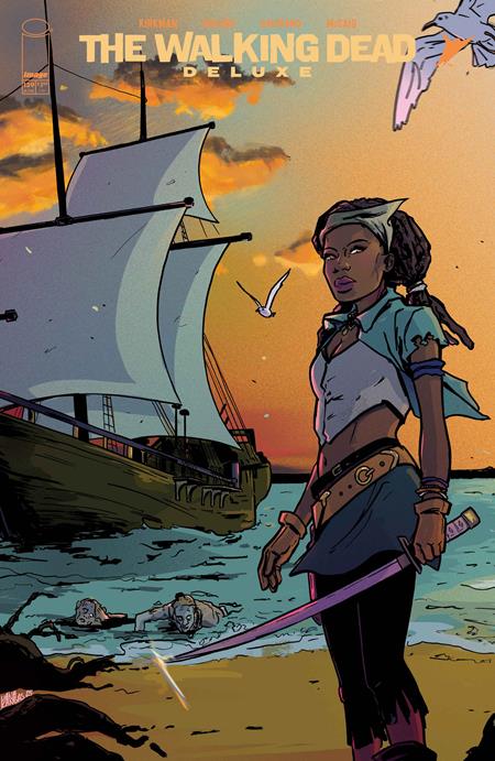 WALKING DEAD DELUXE #139 CVR C LIANA KANGAS CONNECTING VAR (MR)