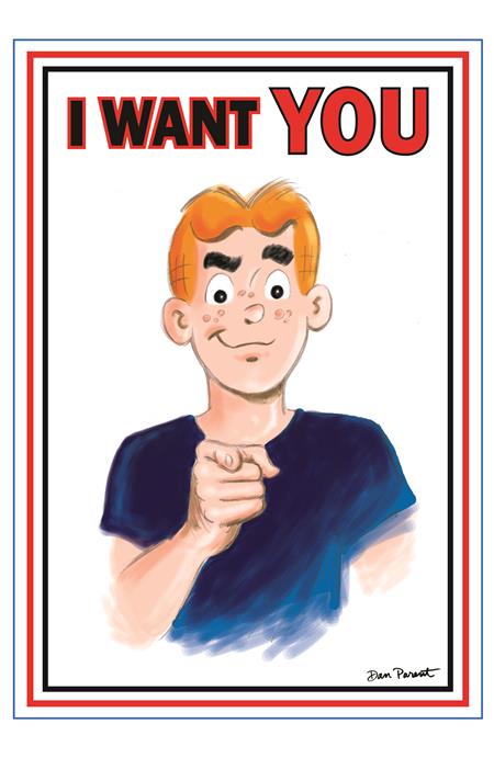 Archie Comics Celebrates Americas 250Th (One Shot) Cvr C Dan Parent Uncle Sam Poster Art Var