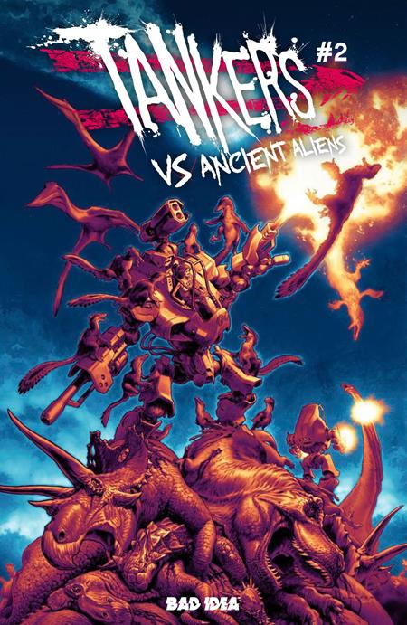 Tankers Vs Ancient Aliens #2 (Of 4) Cvr B Lewis Larosa Var