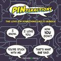 Pinteractions The Love Or Something Like It Enamel Pin (Set Of 5)