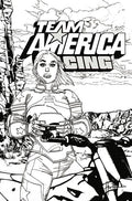 Team America Racing Full Throttle Edition #1 (One Shot) Cvr E Howard Chaykin B&W Variant