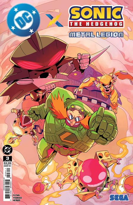 Dc X Sonic The Hedgehog The Metal Legion #3 (Of 5) Cvr A Pablo M Collar