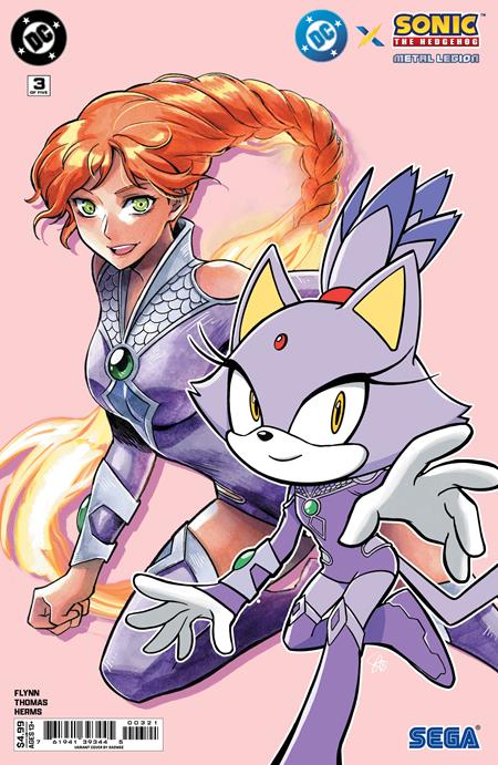 Dc X Sonic The Hedgehog The Metal Legion #3 (Of 5) Cvr B Saowee Card Stock Var