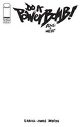Do A Powerbomb Black And White #1 (Of 3) Cvr F Blank Sketch Var (Allocations May Occur)