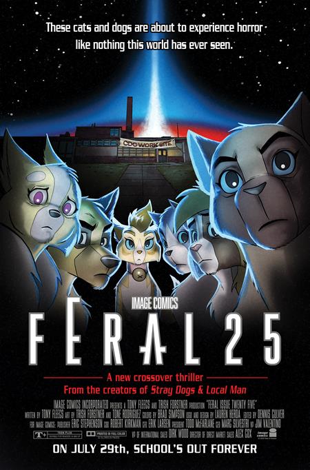 Feral #25 Cvr B Tone Rodriguez & Allen Passalaqua Faculty Homage Var