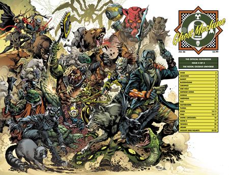 Ghost Machine The Official Guidebook #4 (Of 5) Cvr C Ivan Reis & Danny Miki Wraparound Var