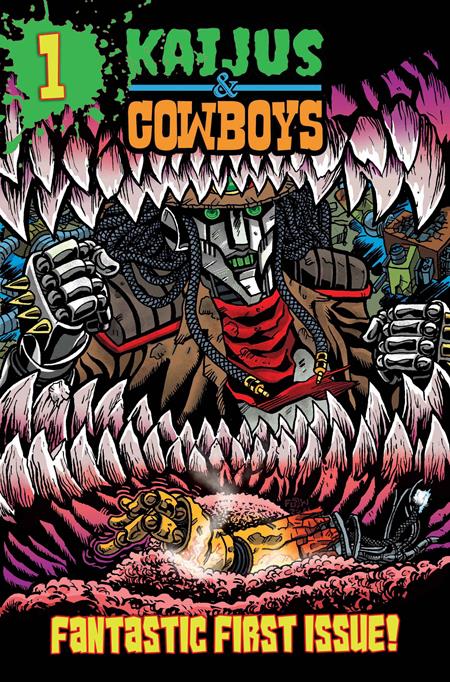 Kaijus & Cowboys #1 (Of 12) Cvr A Frankie B Washington