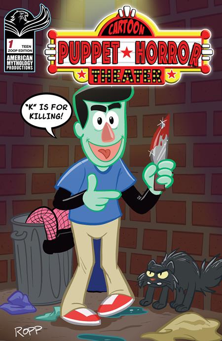 Cartoon Puppet Horror Theater #1 Cvr E Adrian Ropp Zoop Var