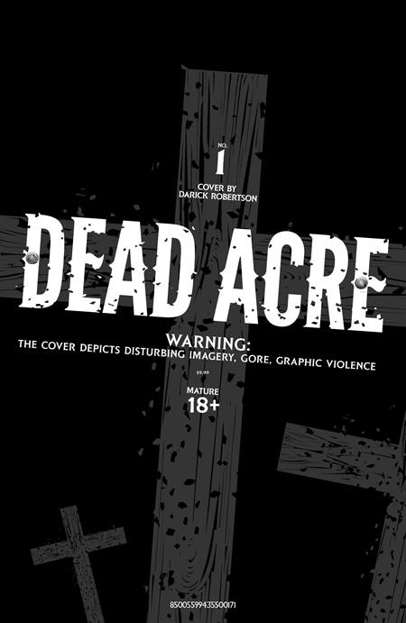 Dead Acre #1 Cvr G Darick Robertson Nsfw Black Bag Var