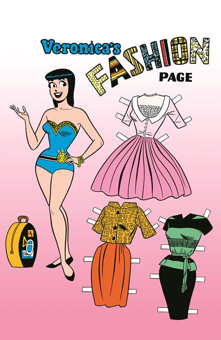 Archie Comics 85Th Anniversary Presents Betty & Veronica Fashion Pages (One-Shot) Cvr F Dan Decarlo Red Foil Veronica Pin-Up Var