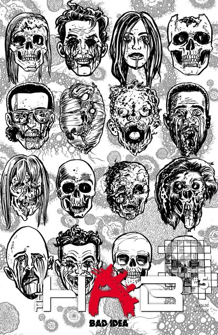 Hab #5 (Of 6) Cvr E David Lapham Bw Dead Skulls Var