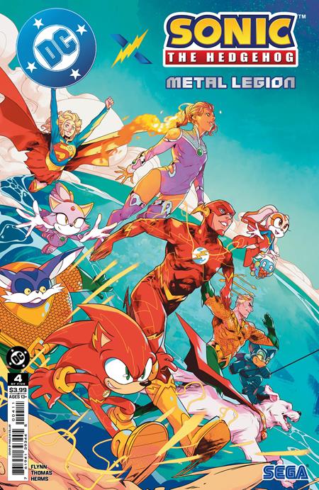 Dc X Sonic The Hedgehog Metal Legion #4 (Of 5) Cvr A Pablo M Collar