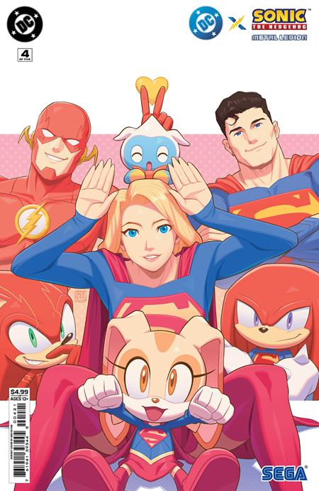 Dc X Sonic The Hedgehog Metal Legion #4 (Of 5) Cvr B Min Ho Kim Card Stock Var