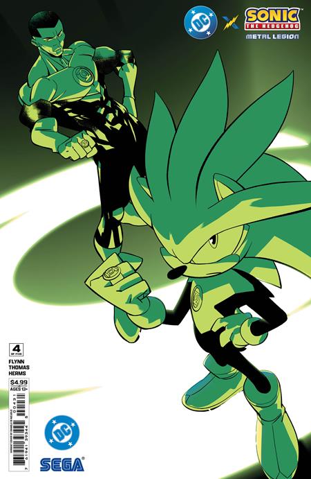 Dc X Sonic The Hedgehog Metal Legion #4 (Of 5) Cvr C Daniele Di Nicuolo Card Stock Var