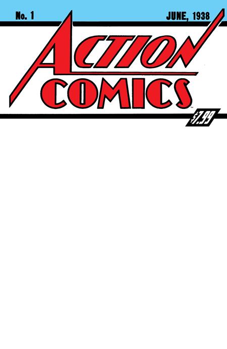 Action Comics #1 Facsimile Edition Cvr B Blank Card Stock Var (2026)