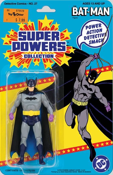 Detective Comics #27 Facsimile Edition Cvr B Jason Geyer & Alex Saviuk First Appearance Batman Super Powers Action Figure Card Stock Var (2026)