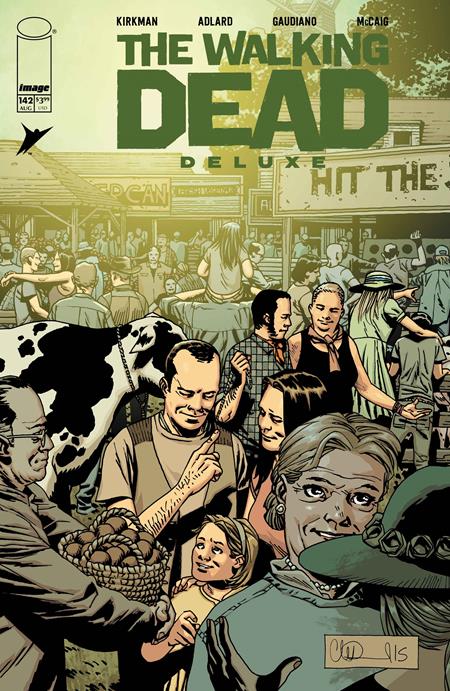 Walking Dead Deluxe #142 Cvr B Charlie Adlard & Dave Mccaig Var (Mr)