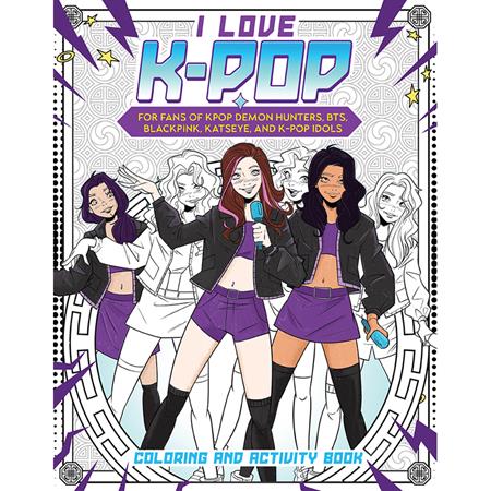 I Love K-Pop Tp Coloring And Activity Book
