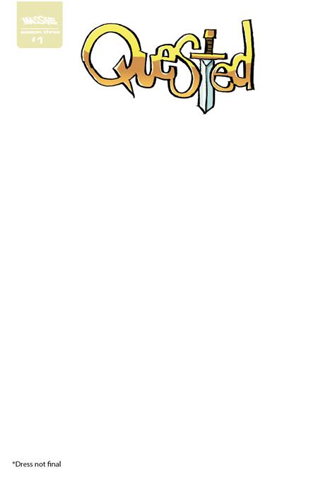 Quested #1 (Of 3) Cvr D Blank Sketch Var