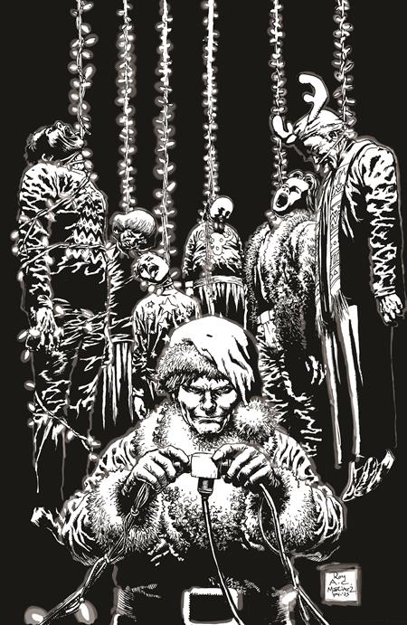 Silent Night Deadly Night Dark Winter #2 (Of 2) Cvr E Roy Allan Martinez B&W Limited Edition Var (Mr)
