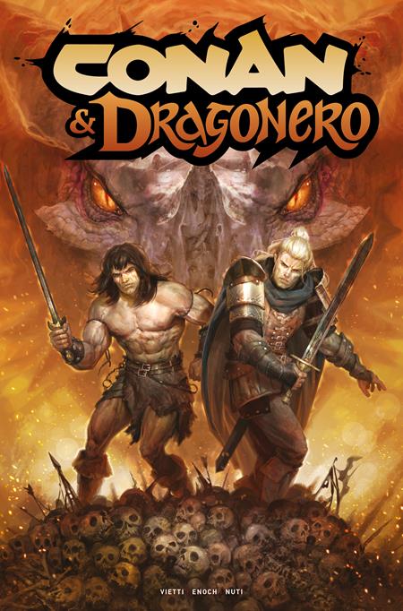 Conan And Dragonero #4 (Of 7) Cvr B Paolo Barbieri Var (Mr)