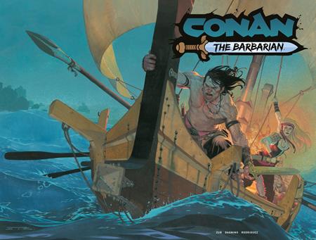 Conan The Barbarian #34 Cvr G Esad Ribic Wraparound Cardstock Var (Mr)