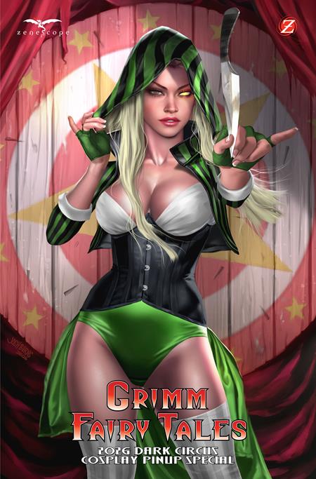 Grimm Fairy Tales 2026 Dark Circus Cosplay Pinup Special (One Shot) Cvr B Josh Burns Var
