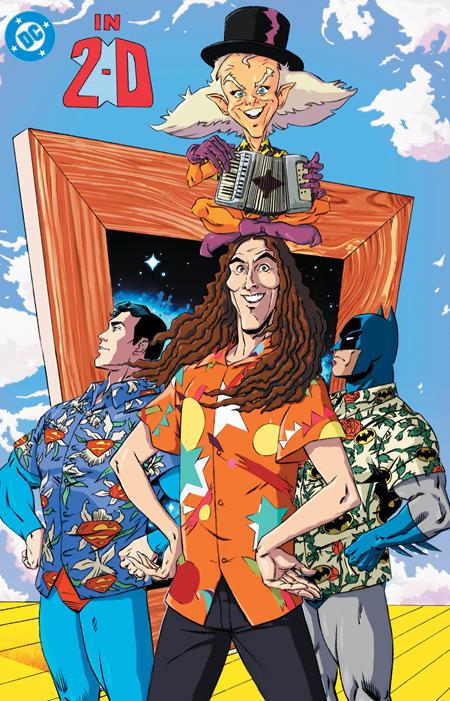 Batman Superman Weird Al Worlds Weirdest #1 (One Shot) Cvr E Dan Schoening Foil Var