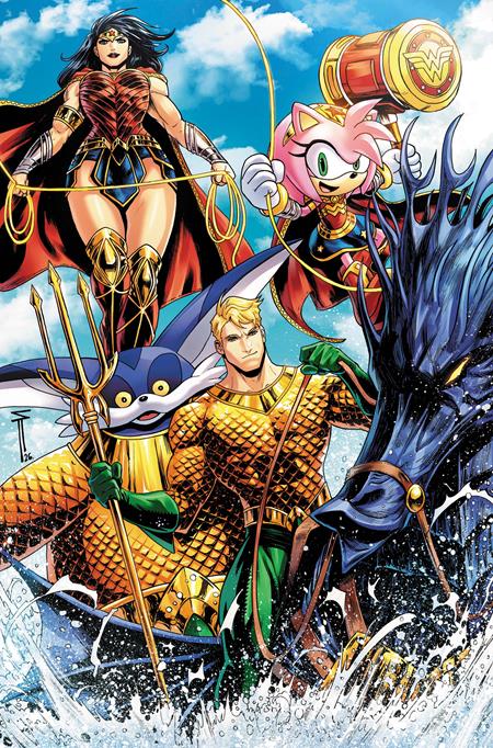 Dc X Sonic The Hedgehog Metal Legion #5 (Of 5) Cvr C Serg Acuna Card Stock Var