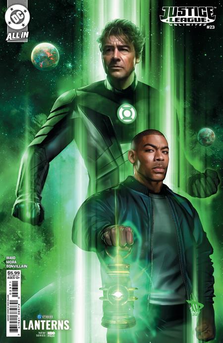 Justice League Unlimited #23 CVR G Dave Wilkins Lanterns Card Stock Var