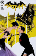 DF BATMAN #50 DF EXCLUSIVE VARIANT SIGNED AND REMARKED BY KEN HAESER WITH A BATMAN HEAD SKETCH