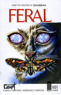 DF FERAL #1 BLANK VARIANT SIGNED AND REMARKED WITH A SILENCE OF THE LAMBS HOMAGE SKETCH BY JESSICA COURT