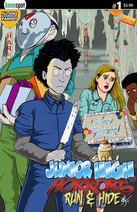 JUNIOR HIGH HORRORS RUN & HIDE #1 (ONE SHOT) CVR C ERIC KENT BIRTHDAY PARTY VAR