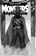 Mark Spears Monsters #1 7Th Ptg Black White & Dead Edition Cvr D Mark Spears Absolute Batman #1 Homage Var